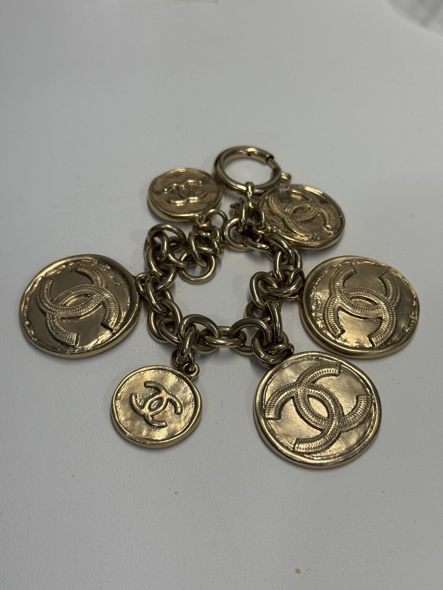 Chanel coin charm bracelet