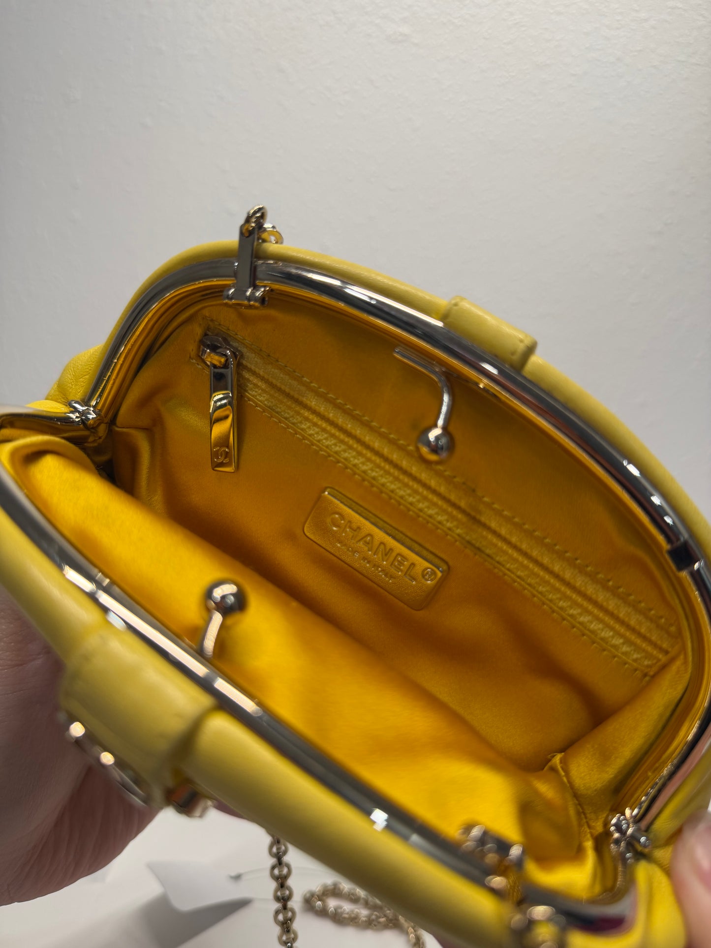 Chanel oval purse chain