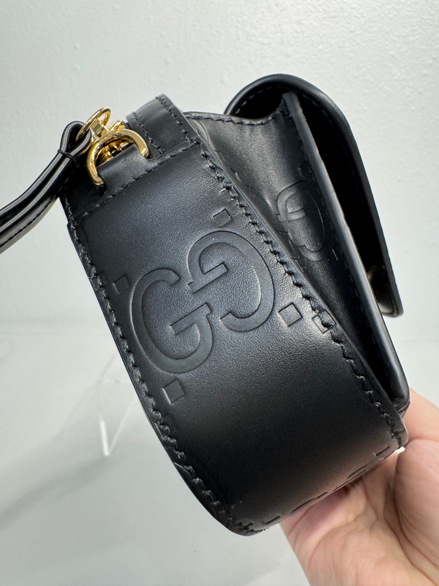 Gucci embossed mini bag