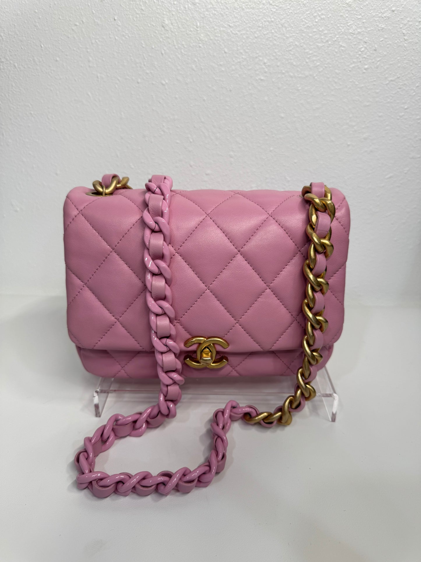 Chanel lambskin candy chain