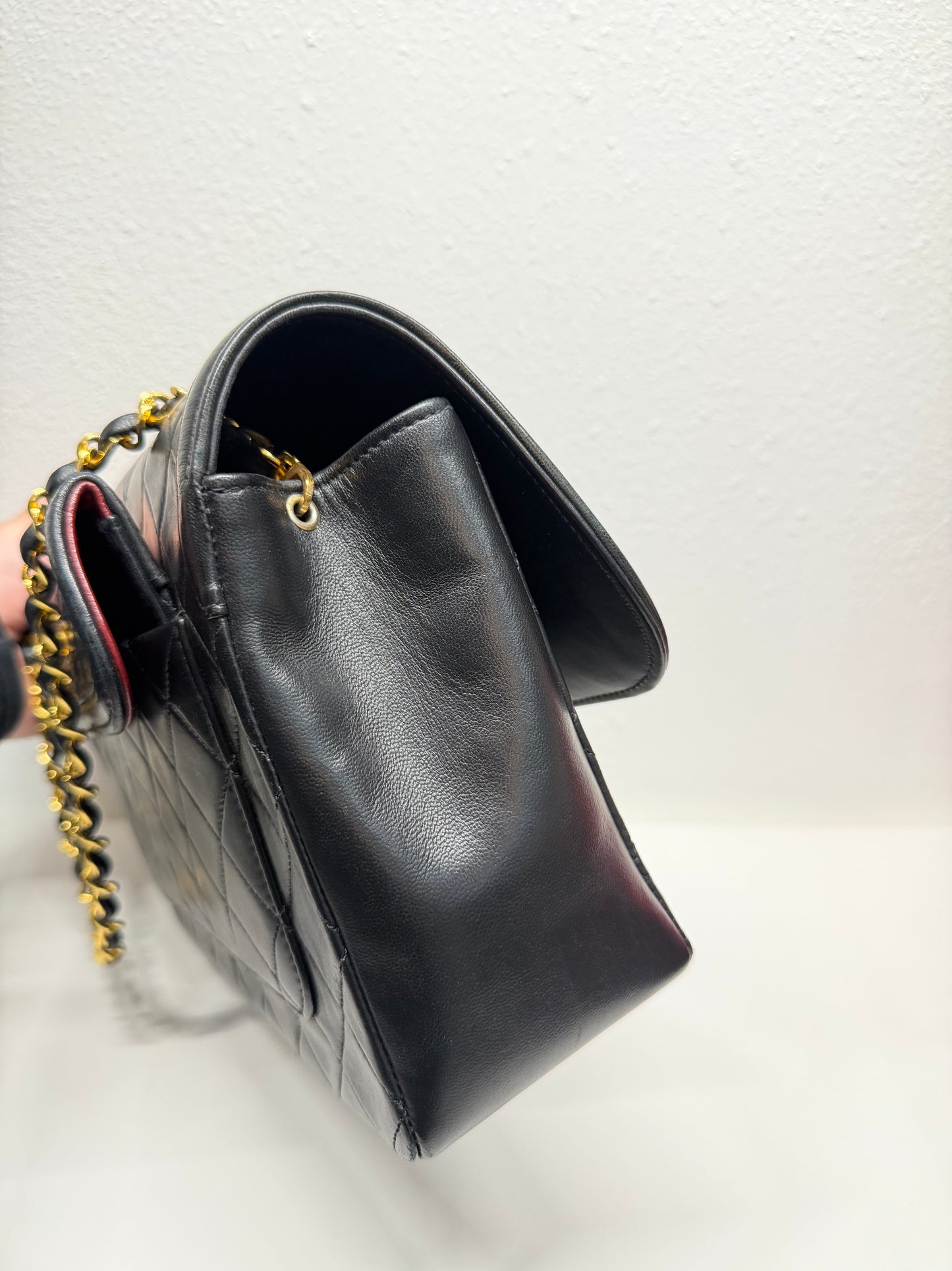 Chanel lambskin single flap