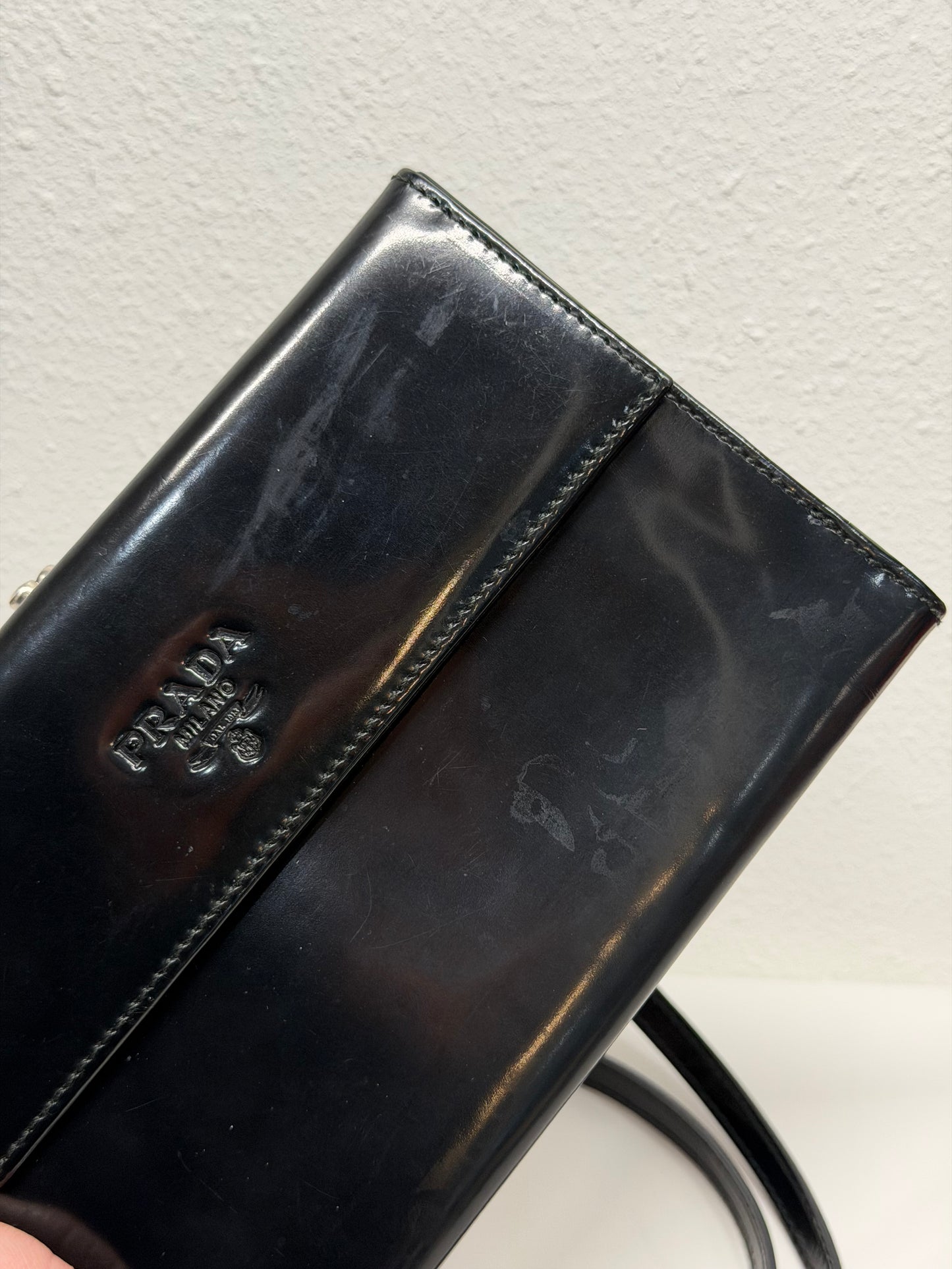 Prada patent bumbag