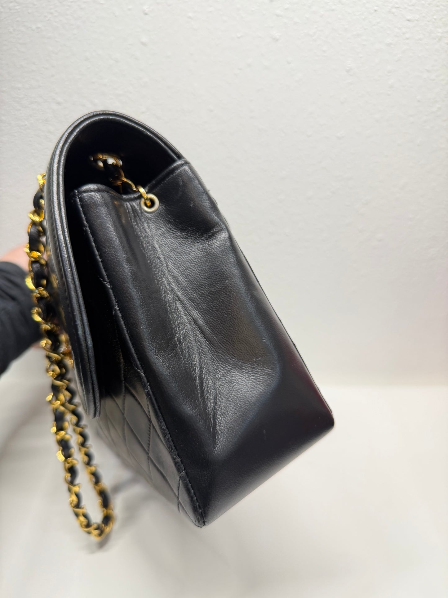 Chanel lambskin single flap