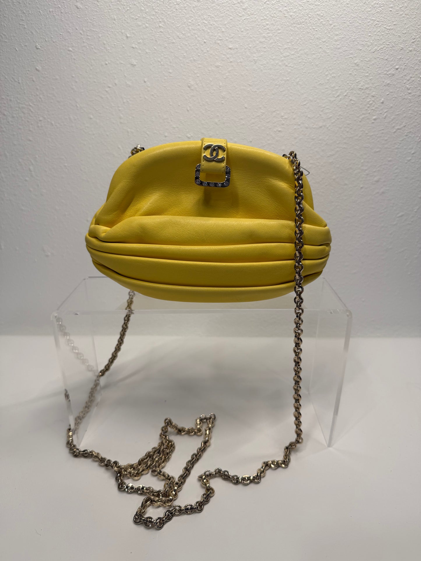 Chanel oval purse chain