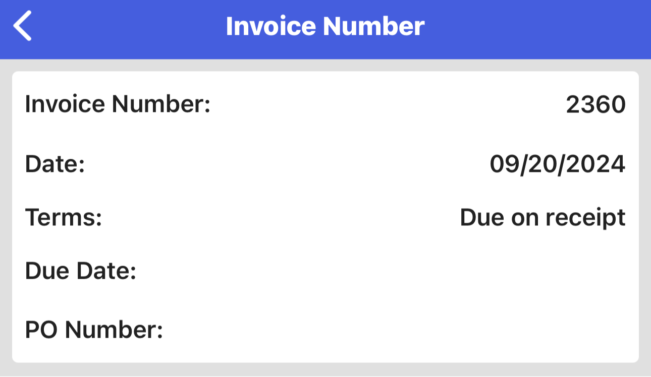 Invoice #2360