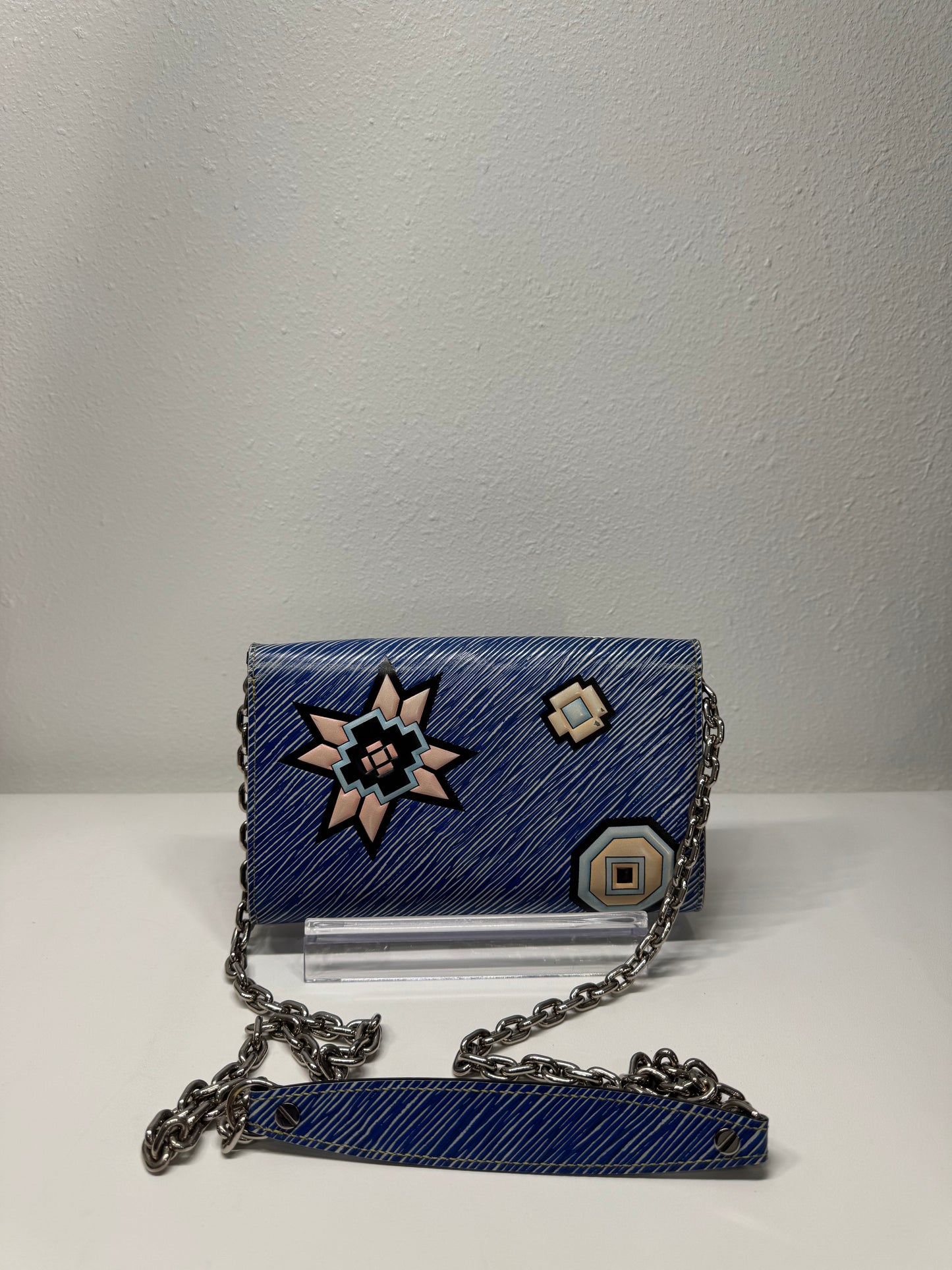 Louis Vuitton azteque chain wallet