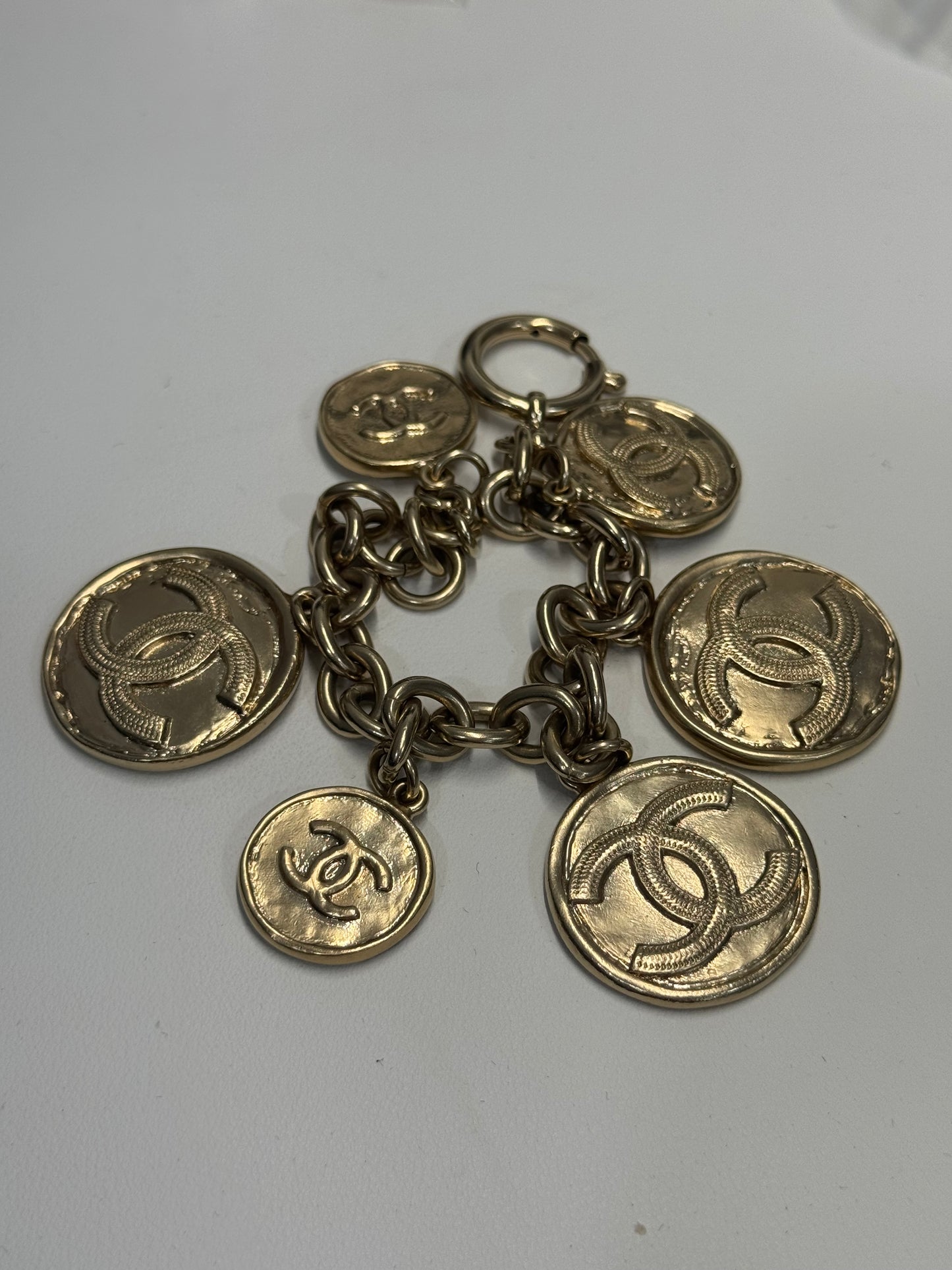 Chanel coin charm bracelet