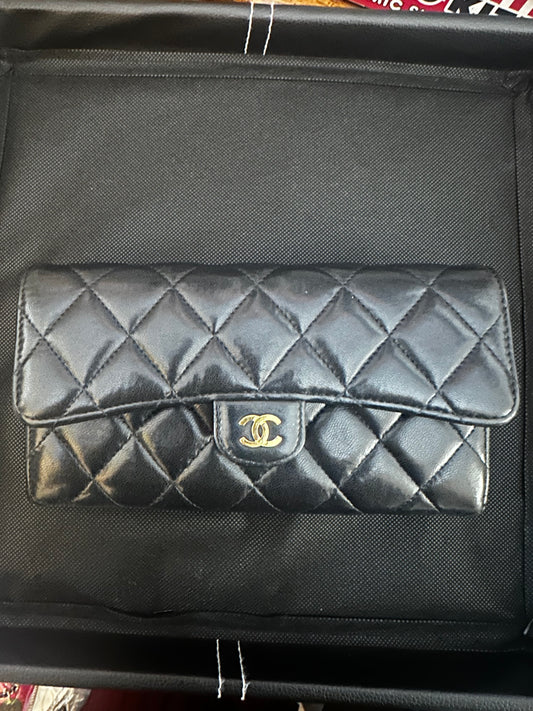 Chanel flap wallet,  sold as is