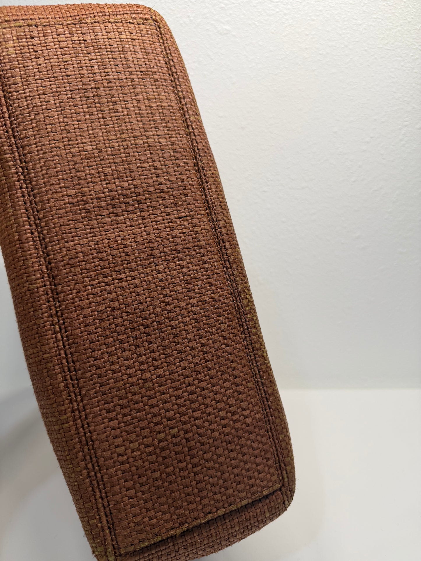 Chanel woven raffia tote
