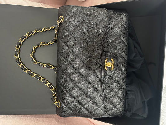 Chanel Jumbo Caviar double Flap (this price is not the full amount to purchase for Fifa only)