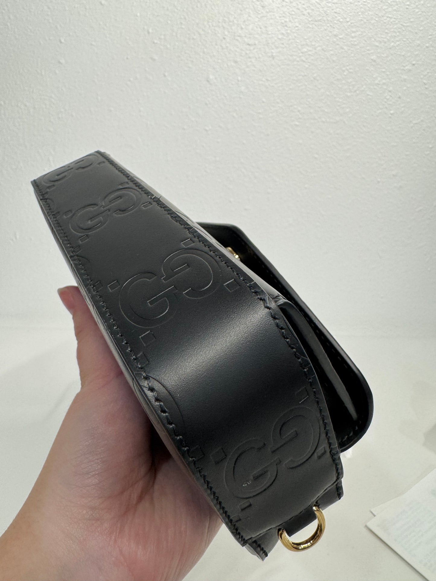 Gucci embossed mini bag