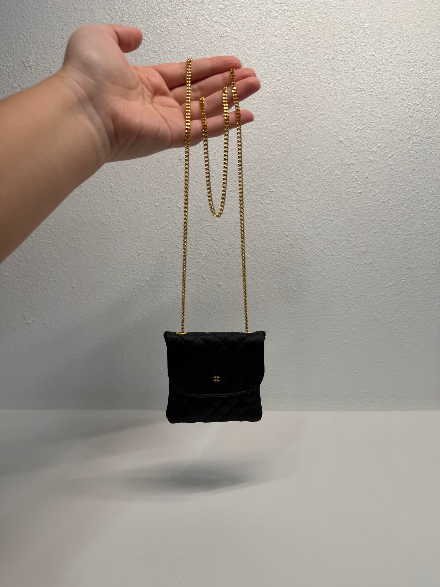 Chanel micro bag necklace