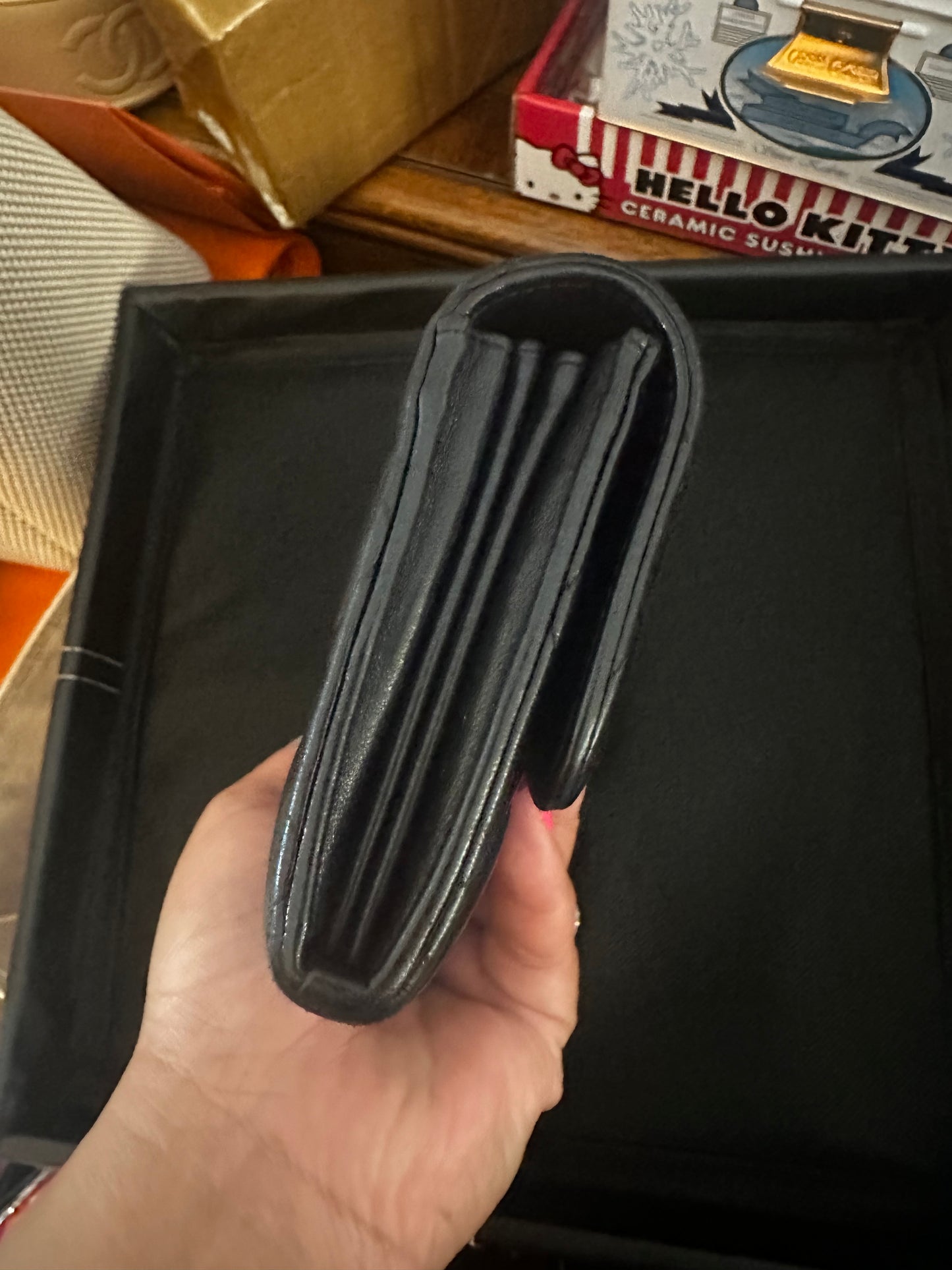 Chanel flap wallet,  sold as is