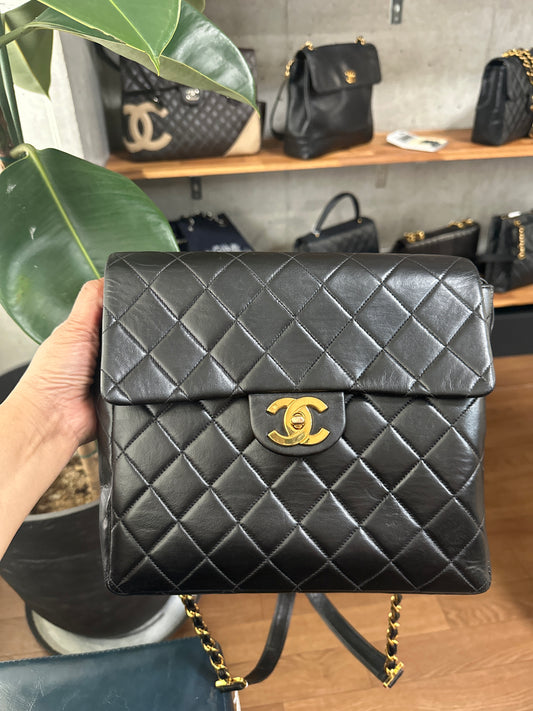 Chanel backpack flap