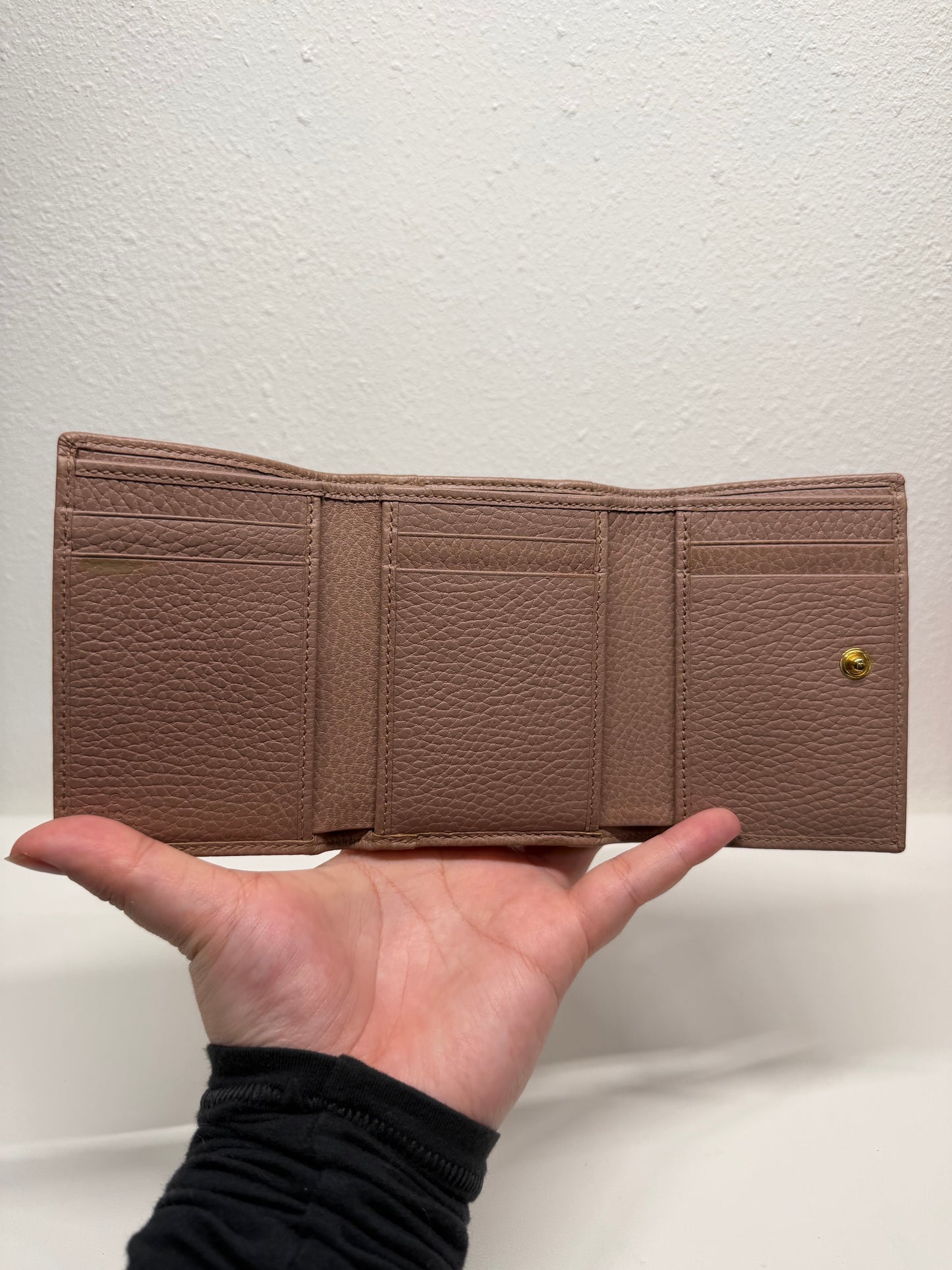 Gucci marmont trifold wallet