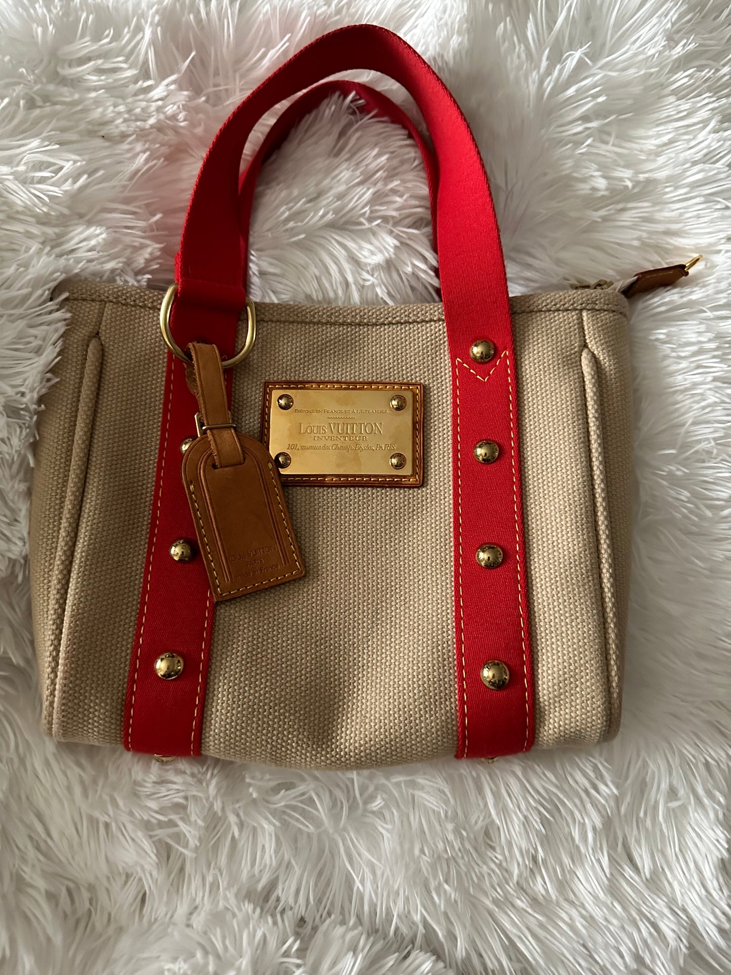 Lv pm cabas tote