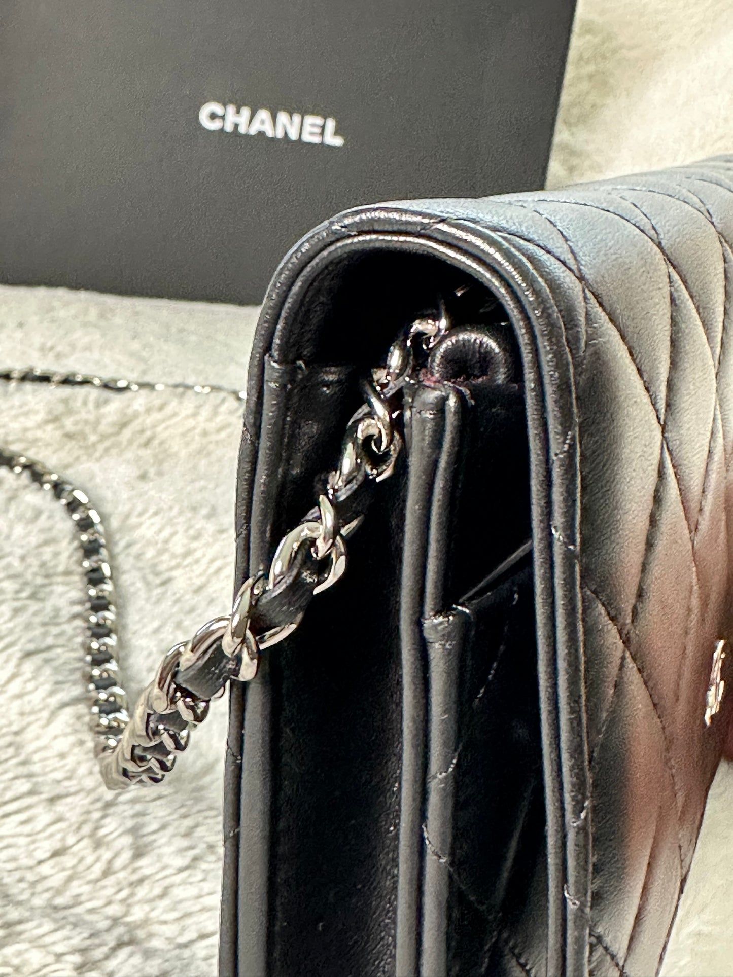 Chanel lambskin woc